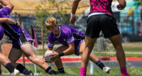 Action from NAI 7s 2024. Photo WadeB Photos.