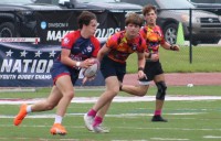 More action from the National Youth 7s. Alex Goff photo.