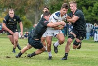 Action from Saturday's men's game. Colleen McCloskey photo.