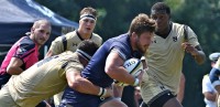 Navy vs Queens. Photo David Hughes.