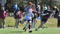 BC High vs Fairfield Prep in the final. Photo @CoolRugbyPhotos.