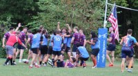 SUNY New Paltz scores the try that sets up their win ver SUNY Maritime.