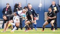 Niua for the USA 15s team against New Zealand in 2014. David Barpal photo.