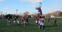 Norwich wins the lineout. Alex Goff photo.