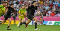 New Zealand all smiles as they take third. Ian Muir photo.