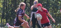 Action from the Next Phase Rugby Shootout. Alex Goff photo.