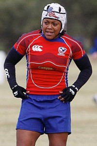 Knight with the USA 7s team. 