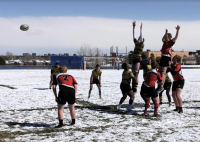 Castle Rock vs Fort Collins in the snow.