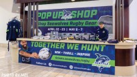 A Seawolves pop-up store.