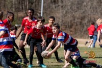 Raleigh Rugby Club youth in action. Mark Brocker photo.