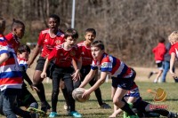 Raleigh Rugby Club youth in action. Mark Brocker photo.