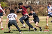 Raleigh Rugby Club youth in action. Mark Brocker photo.