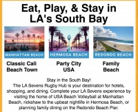 The Rugby Hub is around Hermosa, Redondo, and Manhattan beaches.