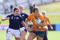 Australia won a close one over Scotland. Photo Rugby World Cup.