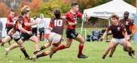 Ryan Pearce on the run for Cincinnati. Roger Mazzarella photo.