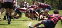 Saint Mary's took it to Central Washington. Photo Saint Mary's Rugby.