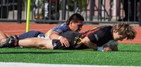San Diego scores. Photo Adam S. Taich.