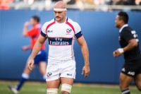 Scott LaValla looking like he means business against the All Blacks in Chicago. David Barpal photo.