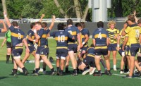 St. Ignatius goes over for their first try. Alex Goff photo.