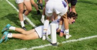 Cook in for the try. Alex Goff photo.
