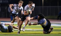Belmont Shore and SOC played an epic battle. Photo Amy de Traversay