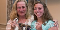 MA Sorensen with fellow prop and first-ever MA Sorensen Award-winner Hope Rogers. Photo Washington Athletic Club.