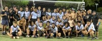 A happy Tempe team after the win.