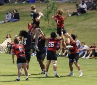 Tempe in black; Red Mountain in red and black. Geoffrey Smith photo.