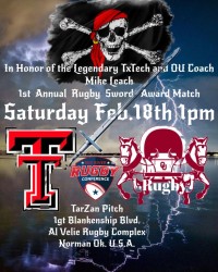 Flyer for the OU v TT game.