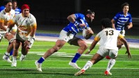 Thomas MOre in blue, Adrian in white. Stephen Oldfield photo.