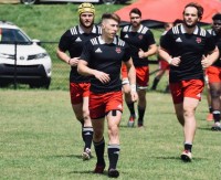 Van Rensburg captains the Red Wolves. Photo ASU Rugby.