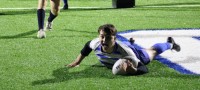 Luca Matassini scores. Alex Goff photo.