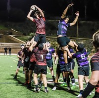 Torrey Pines in red, Long Beach Poly in purple. Photos Holland King.