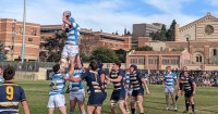 UCLA wins a lineout. 