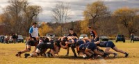 UMass scrums down vs UConn.