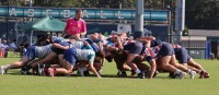 Scrum time. Photo Amanda Hopkins Wiseman.