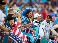 Fans love to dress up at the Sevens World Series. David Barpal photo.