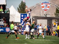 Test was always great in the air. Here he goes up for a lineout throw. David Barpal photo.