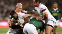 South Africa bottles up the Eagles. Mike Lee KLC fotos for World Rugby.
