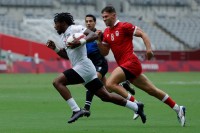 Isles goes off for his first try against Canada. Mike Lee KLC fotos for World Rugby.