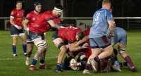 Jackson Bristol and John Cullen secure the ruck. Shane Palmer comes in. Photo: Punkus.