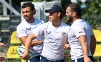 A lot of new faces at training. Calder Cahill photo.