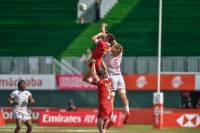 Up in the air for Joe Schroeder. Ian Muir photo.