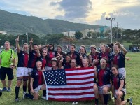 The South women had a bit more pace and a well-organized attack. Photo Rugby Americas North.
