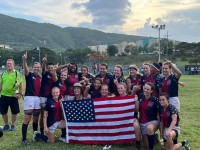 The South women had a bit more pace and a well-organized attack. Photo Rugby Americas North.