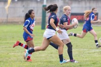 The South women had a bit more pace and a well-organized attack. Photo Rugby Americas North.