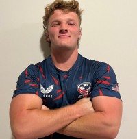 Hayden McKay scored two tries for the USA U20s.