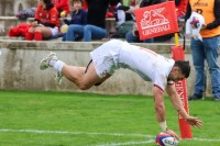 Nate Augspurger scores. Photo USA Rugby.