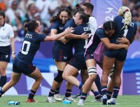 Sedrick's conversion makes it official and now everyone can celebrate. Photo Team USA / USA Rugby.