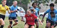 USA vs Fiji scrimmage at Mt. St. Mary's. Photo David Hughes.